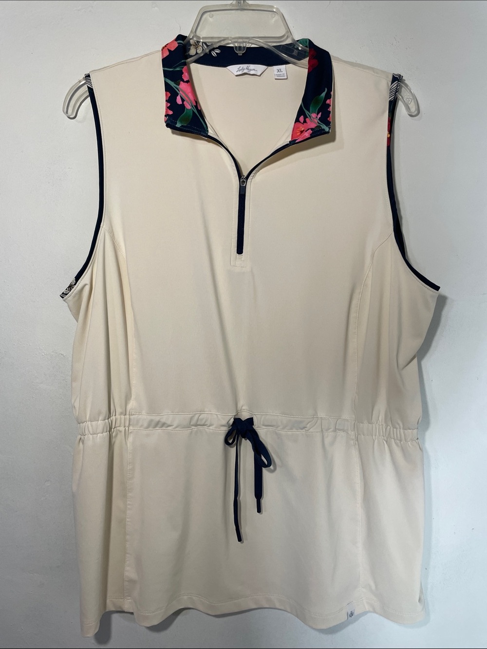 Lady Hagen Sleeveless Cinched Golf Polo Size XL